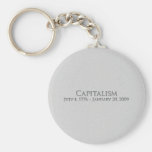 Capitalisme le 4 juillet 1776 - 20 janvier 2009 porte-clé