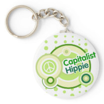 Capitalist Hippie Keychain