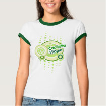 Capitalist Hippie Ringer T-shirt