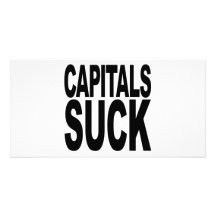 Capitals Suck Photo Card