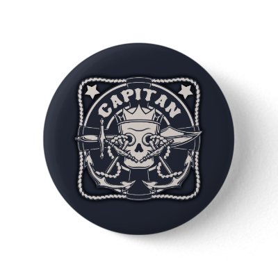 Capitan Pins by skullabee