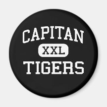 Capitan - Tigers - High - Capitan New Mexico Magnet