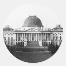 Capitol Building Washington D.C. 1845 Stickers