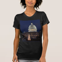 Capitol des USA célébrant la photo de Noël T-shirt