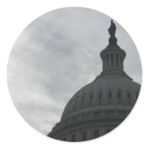 Capitol Dome * Washington D.C. Round Stickers