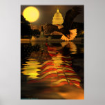 Capitol-Eagle-Flag-w-Sun-ray-set-1 Print