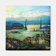 Capitol Hill Dawn Fridge Magnet