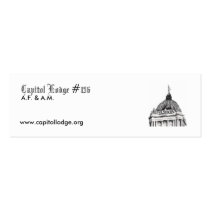 Capitol Lodge Zip Card Business Card Templates