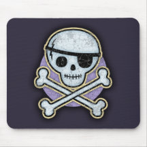 Cap'n Patchy Mouse Pad