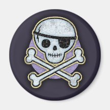 Cap'n Patchy Refrigerator Magnets