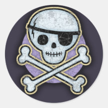 Cap'n Patchy Sticker