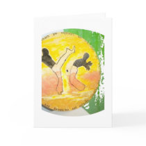 capoeira ginga axe card parabens birthday
