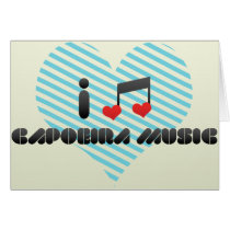 Capoeira Music Greeting Card