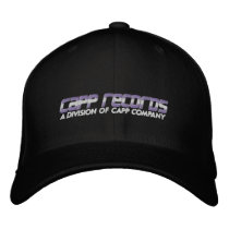 CAPP Records - [Black] High Quality Logo Embroidered Baseball Caps