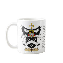Capps, the Origin, the Meaning and the Crest Mug