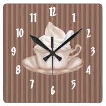 Cappuccino Wall Clocks