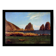Capri - Albert Bierstadt Greeting Card