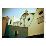 Capri houses greeting card