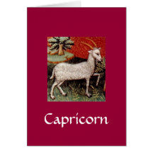 Capricorn Birthday Card