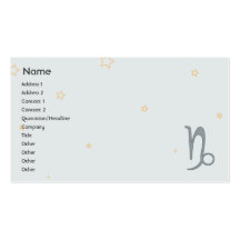 Capricorn - Business Business Cards