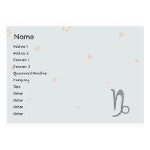 Capricorn - Chubby Business Card