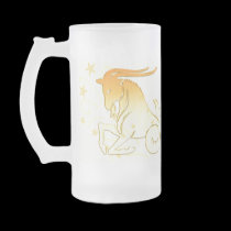 Capricorn Frosted Mug mugs