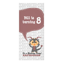 Capricorn Invitation Birthday Party