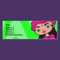 Capricorn Profile Card business cards