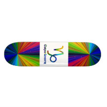 Capricorn Psychedelic Custom Skate Board