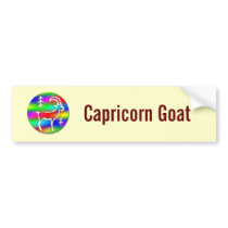 Capricorn Rainbow Goat Zodiac Star Sign