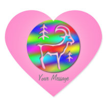 Capricorn Rainbow Goat Zodiac Star Sign