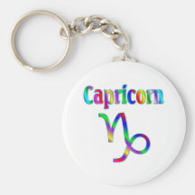 Capricorn Rainbow Key Chain