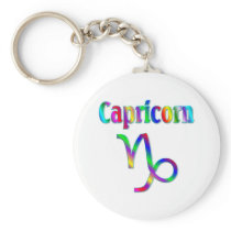 Capricorn Rainbow Key Chain