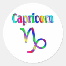 Capricorn Rainbow Sticker