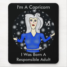Capricorn "Responsible Adult" Mousepad