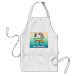 Capricorn Star Sign Rainbow Colour Goat Apron