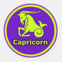 Capricorn Star sign sticker