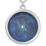 Capricorn symbol custom necklace