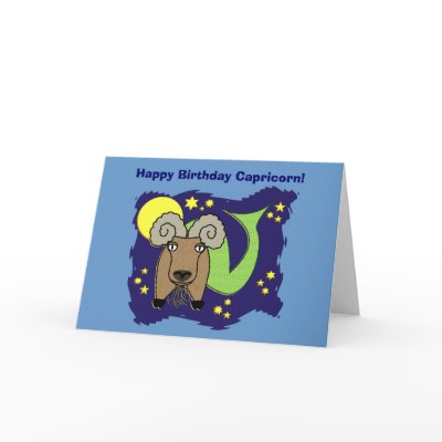Capricorn the Goat-Fish Cards by RedRider08