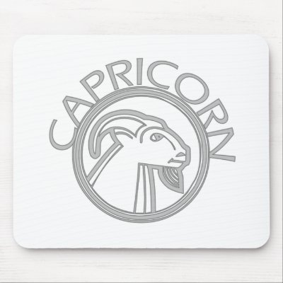 Capricorn the Goat Mouse Mat by horoscope_signs