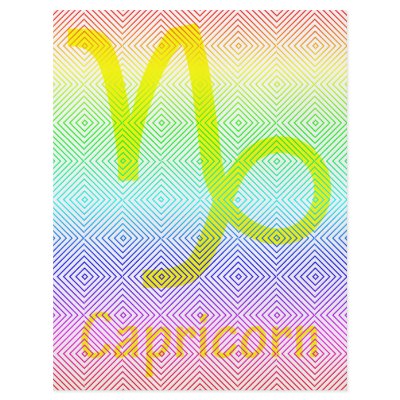 capricorn yellow, spectral romb personalized flyer by ab_photodesigner