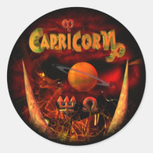 Capricorn zodiac astrology horoscope stickers