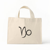 Capricorn. Zodiac Astrology Sign. Canvas Bag