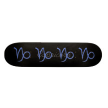 Capricorn. Zodiac Astrology Sign. Custom Skate Board
