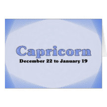 Capricorn Zodiac Cards