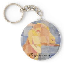 Capricorn Zodiac Key Chain