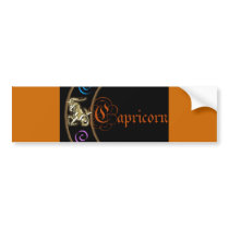 Capricorn Zodiac Moon Bumper Stickers