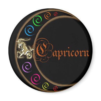 Capricorn Zodiac Moon Fridge Magnets by Art_by_Maria