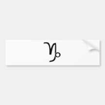 Capricorn, Zodiac Sign Bumper Stickers