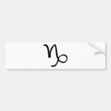 Capricorn - Zodiac Sign Bumper Stickers